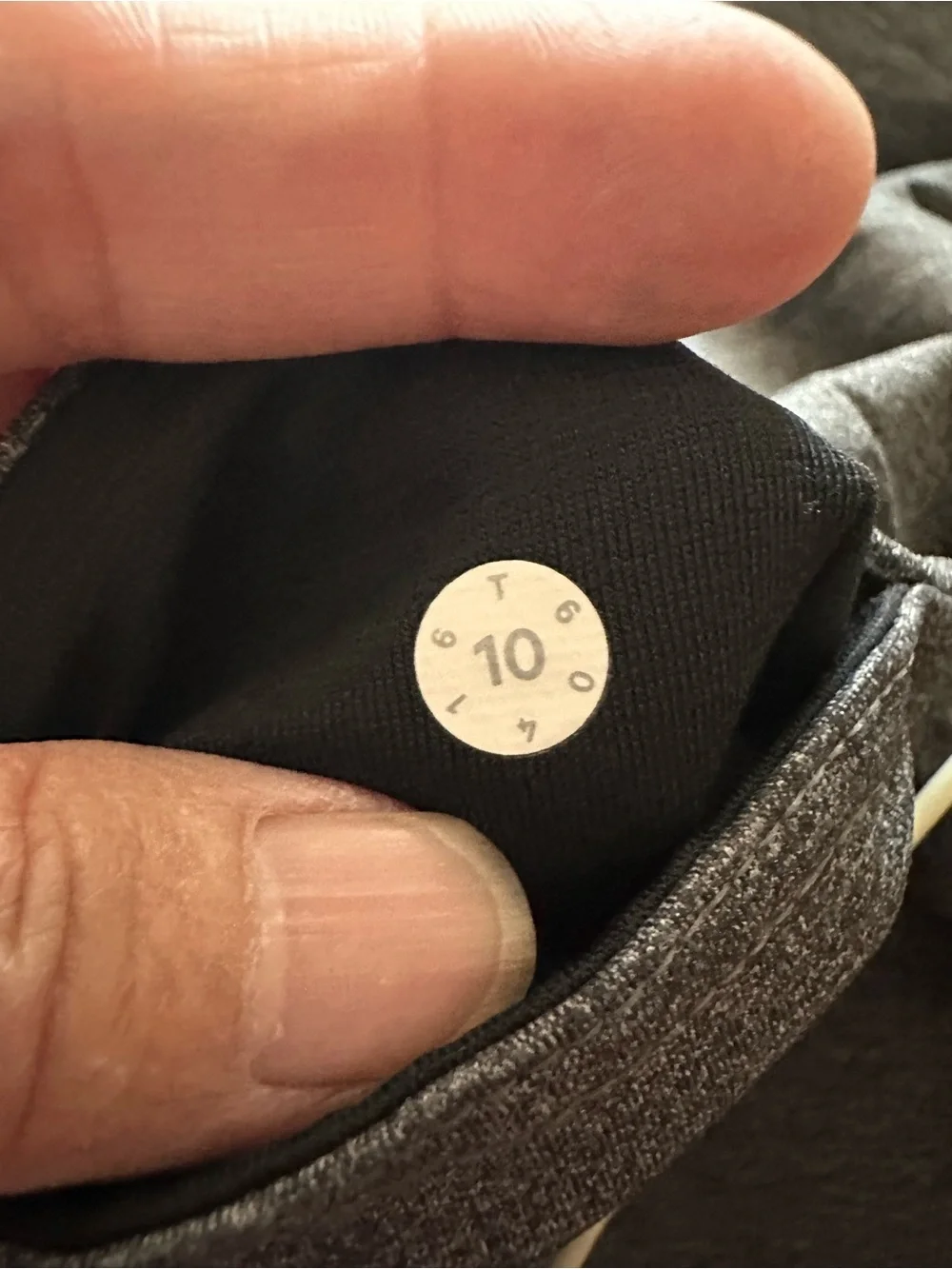 Lululemon Dark Gray Athletic Leggings women 10